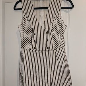 Pin Stripe Romper - Size L